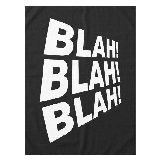 Nappe Blah Blah (Devant)