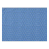 Nappe Blanc Edelweiss Outline Motif bleu (Devant (Horizontal))