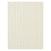 Nappe Blanc Élégant Dentelle Formel Ton Doré Profond (Devant)