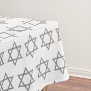 Nappe Blanc élégant ÉTOILE DE DAVID