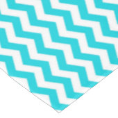 Nappe Blanc et motif de zigzag d'Aqua (Angle)