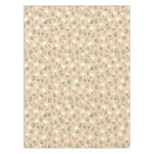 Nappe Blanc Floral Vanille Scandinave  (Devant)