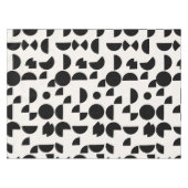 Nappe Blanc Moderne Elégant Tribal Géométrique (Devant (Horizontal))