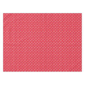 Nappe Blanc Nautique avec ancres d'accent de corde bleue (Devant (Horizontal))