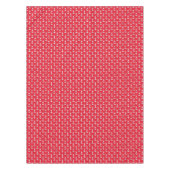 Nappe Blanc Nautique avec ancres d'accent de corde bleue (Devant)