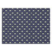 Nappe Blanc Poinsettias Feuilles verts Noël sur la Marin (Devant (Horizontal))