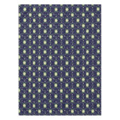 Nappe Blanc Poinsettias Feuilles verts Noël sur la Marin (Devant)