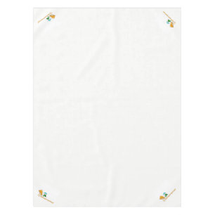 Nappe Blanc Ribbit Style Frog Champignons