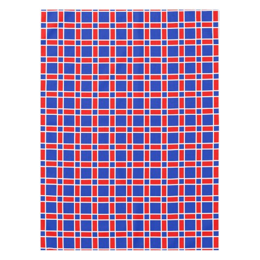 Nappe Blanc rouge et bleu (Devant)
