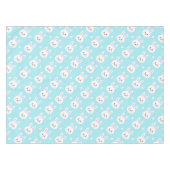 Nappe blanche mignonne de Pâques | de motif de (Devant (Horizontal))