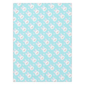 Nappe blanche mignonne de Pâques | de motif de (Devant)