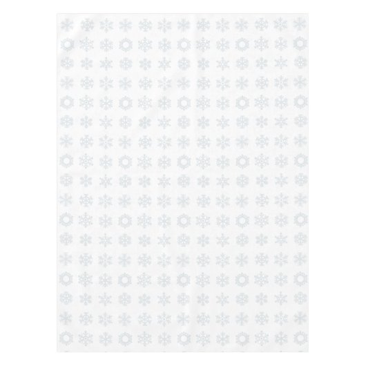 Nappe blanche Motif Nordic Snowflake (Devant)