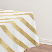 Nappe Blancs d'or géométrique noir moderne (In Situ)