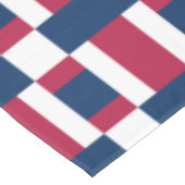Nappe Blancs rouges et bleus, bloc de couleurs (Angle)