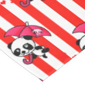 Nappe Blancs rouges mignons (Angle)