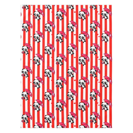 Nappe Blancs rouges mignons (Devant)