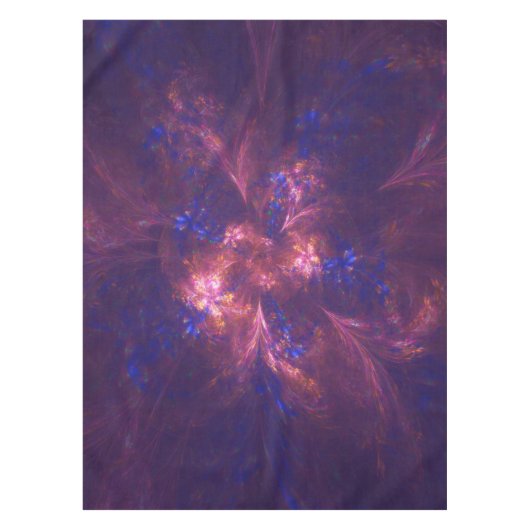 Nappe Bleu Abstrait Et Violet Forme (Devant)