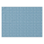 Nappe bleu avec blanc, bleu, fleurs, floral, rustique, f (Devant (Horizontal))
