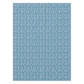 Nappe bleu avec blanc, bleu, fleurs, floral, rustique, f (Devant)