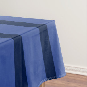 Nappe Bleu avec rayures bleues