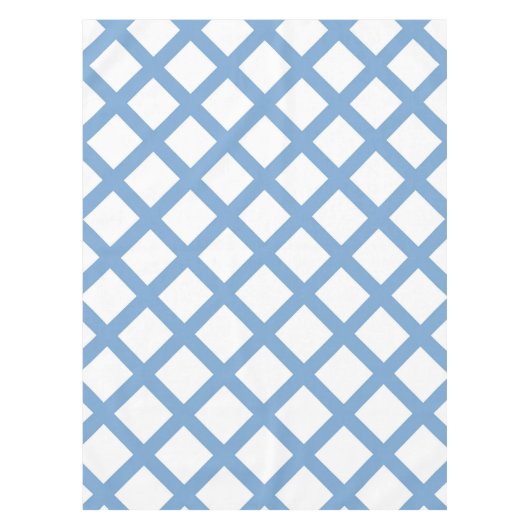 Nappe Bleu Blanc Arlequin Diamond Motif (Devant)