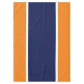 Nappe Bleu Blanc Bleu Marine Sportif Sur Orange (Devant)