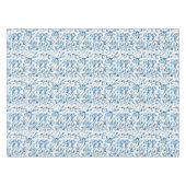 Nappe Bleu Blanc Chinoiserie Coton Table à manger (Devant (Horizontal))