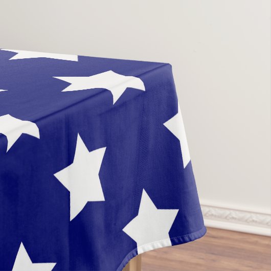 Nappe Bleu Blancs Etoiles Motif (In Situ)
