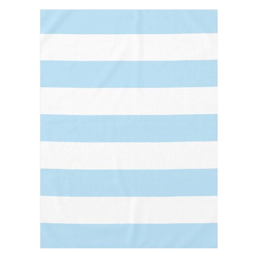 Nappe Bleu, Blancs, Motif rayé (Devant)