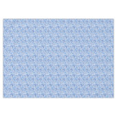 Nappe Bleu Bleu Blanc Floral Paisley Art Motif (Devant (Horizontal))