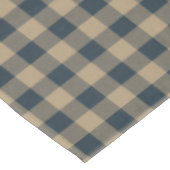 Nappe Bleu Bleu Boeuf Buffle Plaid Rustique Festif (Angle)