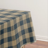 Nappe Bleu Bleu Boeuf Buffle Plaid Rustique Festif (In Situ)