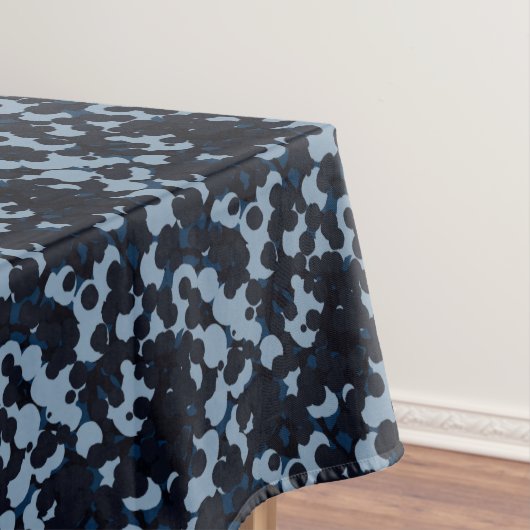 Nappe bleu, bleu foncé, bleu clair abstrait (In Situ)