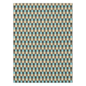 Nappe Bleu clair Chocolat Brown Crème beige Tan (Devant)