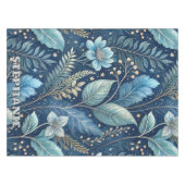 Nappe Bleu complexe et vert botanique - bleu foncé étoil (Devant (Horizontal))