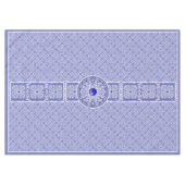 Nappe Bleu de dentelle en céramique de Grèce (Devant (Horizontal))