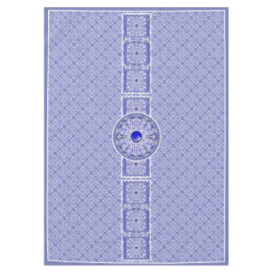 Nappe Bleu de dentelle en céramique de Grèce