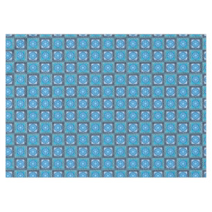 Nappe Bleu de fleuron d'étoile de David