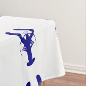 Nappe Bleu de la marine sur homard blanc (In Situ)