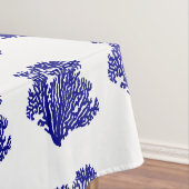 Nappe Bleu de la marine sur le carré blanc (In Situ)