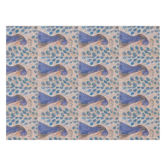 Nappe Bleu de Peacock  (Devant (Horizontal))