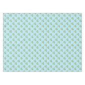 Nappe Bleu Deck Les Palms Tropical Christmas Père Noël F (Devant (Horizontal))