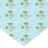 Nappe Bleu Deck Les Palms Tropical Christmas Père Noël F (Angle)