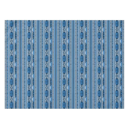 Nappe Bleu d'hiver Design nordique (Devant (Horizontal))