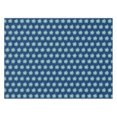 Nappe Bleu doux fleuris sur la marine (Devant (Horizontal))