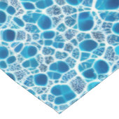 Nappe Bleu et blanc Frosty Imaginaire Abstrait Ice Mosai (Angle)