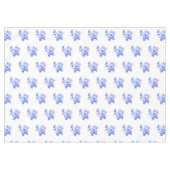 Nappe Bleu et blanc Oiseau et Motif Edelweiss (Devant (Horizontal))
