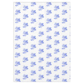Nappe Bleu et blanc Oiseau et Motif Edelweiss (Devant)