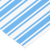 Nappe Bleu et blanc rayures de bonbons (Angle)