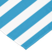 Nappe Bleu et blanc sur les transats (Angle)
